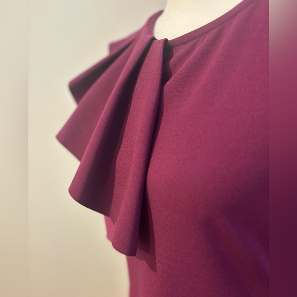 Bebe Rich Plum Midi Dress - Picture 5 of 9